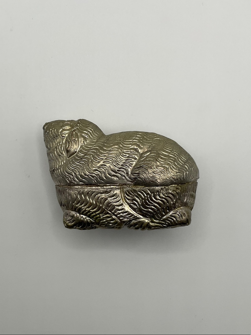 Antique Southeast Asian silver betel nut box